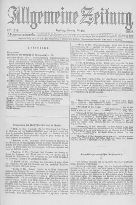 Allgemeine Zeitung Sonntag 30. Mai 1880