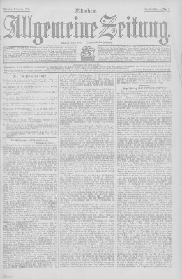 Allgemeine Zeitung Freitag 3. Januar 1908