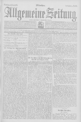 Allgemeine Zeitung Dienstag 25. Februar 1908