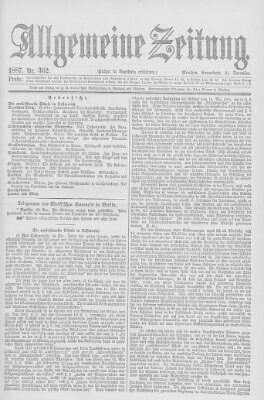 Allgemeine Zeitung Samstag 31. Dezember 1887