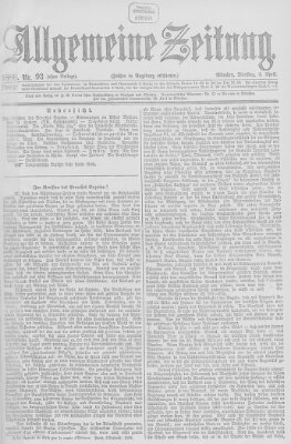 Allgemeine Zeitung Dienstag 3. April 1888