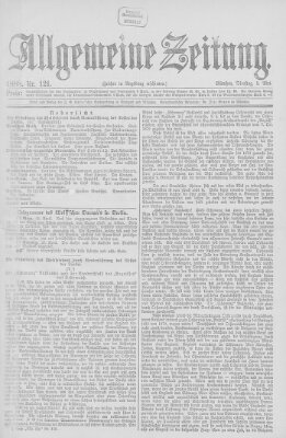 Allgemeine Zeitung Dienstag 1. Mai 1888