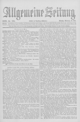 Allgemeine Zeitung Mittwoch 16. Mai 1888