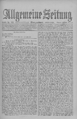 Allgemeine Zeitung Mittwoch 22. Mai 1889