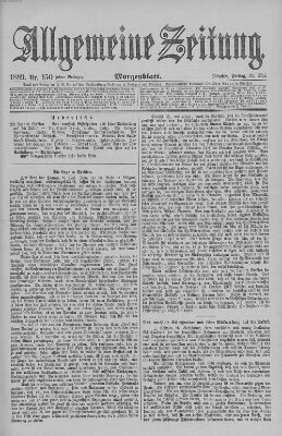 Allgemeine Zeitung Freitag 31. Mai 1889