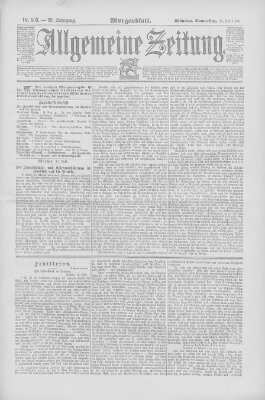 Allgemeine Zeitung Donnerstag 24. Juli 1890