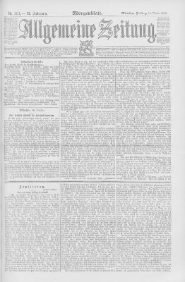 Allgemeine Zeitung Freitag 17. Oktober 1890