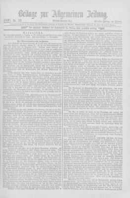 Allgemeine Zeitung Freitag 28. Februar 1890