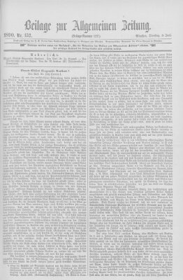 Allgemeine Zeitung Dienstag 3. Juni 1890