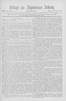 Allgemeine Zeitung Donnerstag 3. Juli 1890