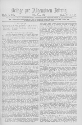 Allgemeine Zeitung Mittwoch 9. Juli 1890