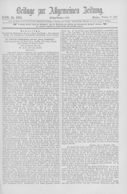 Allgemeine Zeitung Montag 21. Juli 1890