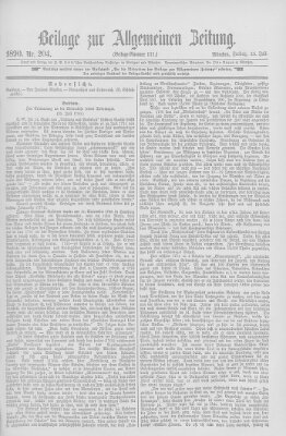 Allgemeine Zeitung Freitag 25. Juli 1890