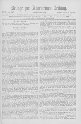 Allgemeine Zeitung Montag 8. September 1890