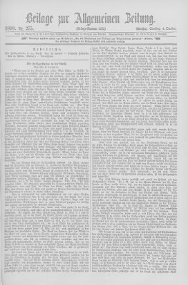 Allgemeine Zeitung Samstag 4. Oktober 1890