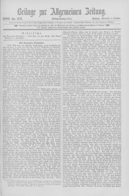 Allgemeine Zeitung Mittwoch 8. Oktober 1890