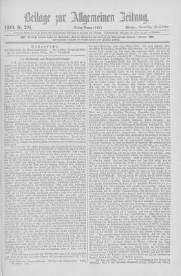 Allgemeine Zeitung Donnerstag 23. Oktober 1890