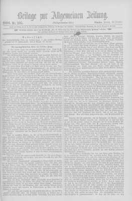 Allgemeine Zeitung Freitag 24. Oktober 1890