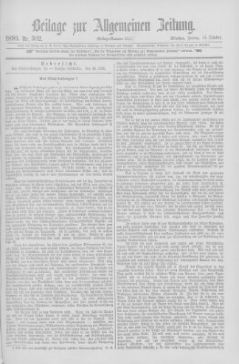 Allgemeine Zeitung Freitag 31. Oktober 1890