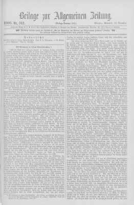 Allgemeine Zeitung Mittwoch 10. Dezember 1890