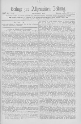 Allgemeine Zeitung Dienstag 23. Dezember 1890