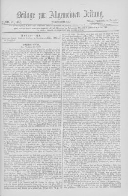 Allgemeine Zeitung Mittwoch 24. Dezember 1890