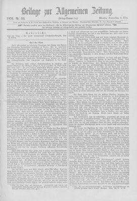 Allgemeine Zeitung Donnerstag 5. März 1891