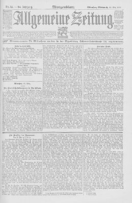 Allgemeine Zeitung Mittwoch 23. März 1892