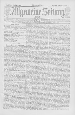 Allgemeine Zeitung Freitag 7. Oktober 1892