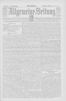 Allgemeine Zeitung Montag 5. Dezember 1892