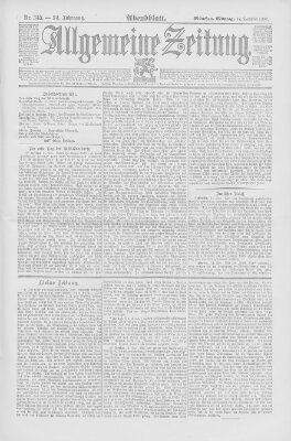 Allgemeine Zeitung Montag 12. Dezember 1892