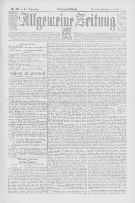 Allgemeine Zeitung Freitag 16. Dezember 1892