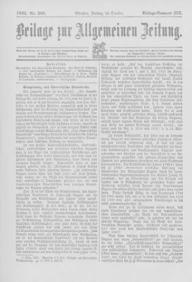 Allgemeine Zeitung Freitag 28. Oktober 1892