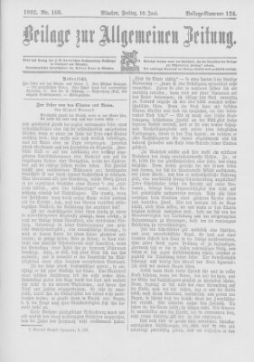 Allgemeine Zeitung Freitag 10. Juni 1892