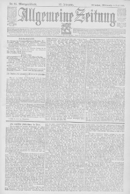 Allgemeine Zeitung Mittwoch 5. April 1893