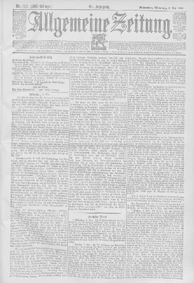 Allgemeine Zeitung Montag 8. Mai 1893