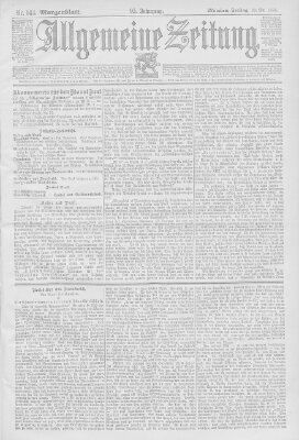 Allgemeine Zeitung Freitag 26. Mai 1893