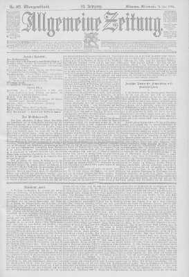 Allgemeine Zeitung Mittwoch 14. Juni 1893