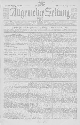 Allgemeine Zeitung Samstag 1. Juli 1893