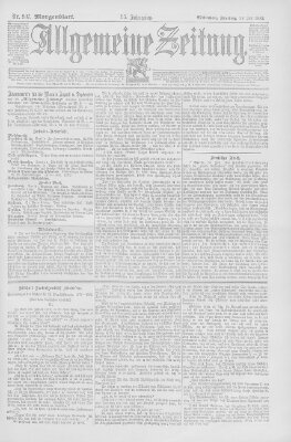 Allgemeine Zeitung Freitag 28. Juli 1893