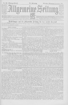 Allgemeine Zeitung Mittwoch 27. September 1893