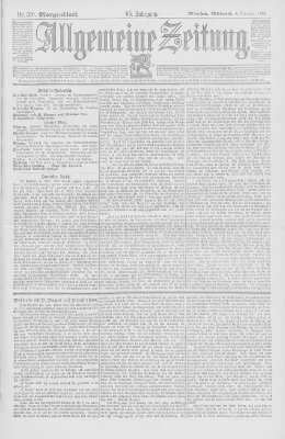 Allgemeine Zeitung Mittwoch 8. November 1893