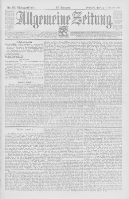 Allgemeine Zeitung Freitag 17. November 1893