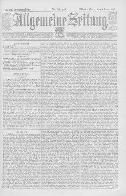 Allgemeine Zeitung Donnerstag 7. Dezember 1893