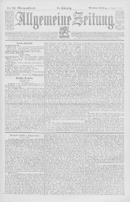 Allgemeine Zeitung Freitag 8. Dezember 1893