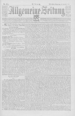 Allgemeine Zeitung Sonntag 24. Dezember 1893