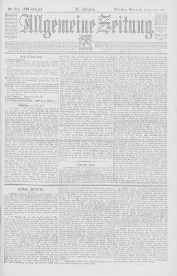 Allgemeine Zeitung Mittwoch 27. Dezember 1893