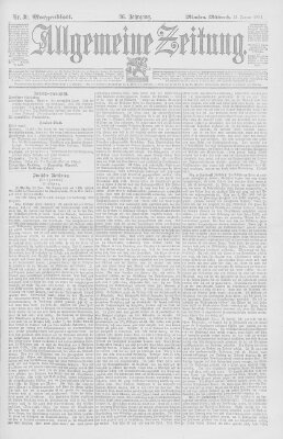 Allgemeine Zeitung Mittwoch 31. Januar 1894