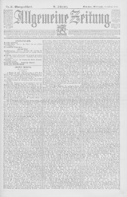 Allgemeine Zeitung Mittwoch 28. Februar 1894