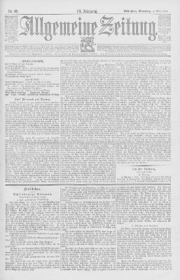 Allgemeine Zeitung Sonntag 4. März 1894